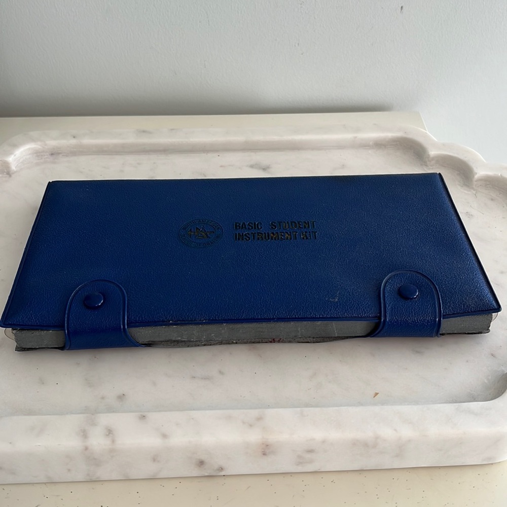 Vintage Basic Student Drafting Instrument Set - Picture 2 of 7